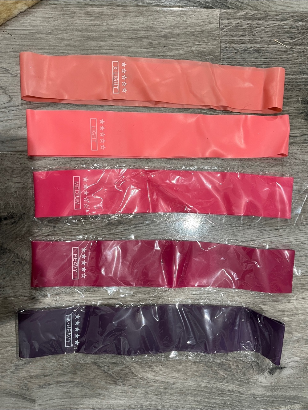 5 Piece Resistant Bands for Workouts